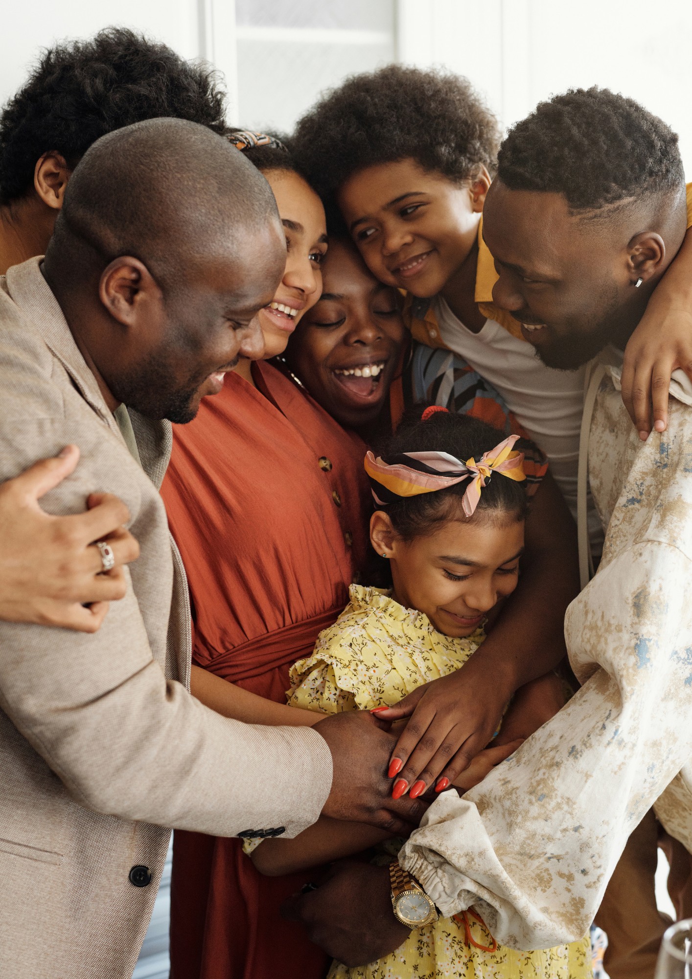 A family hug