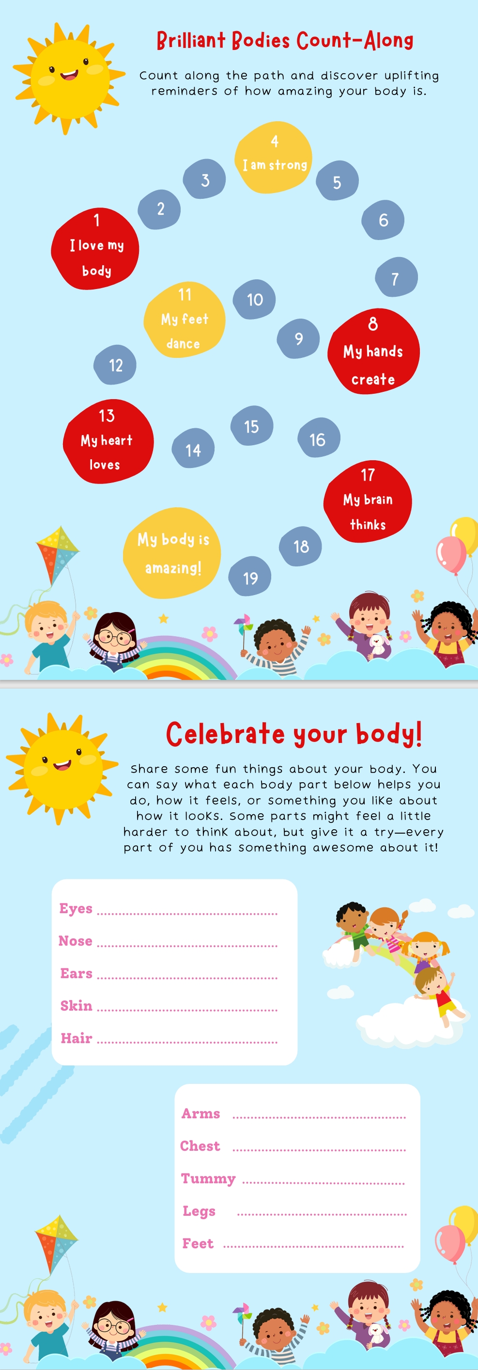 An activity sheet for children