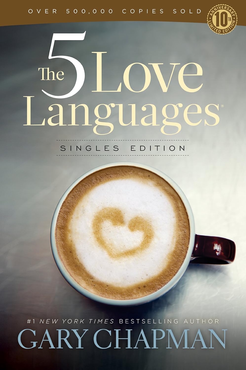 Front cover of 5 love languages.