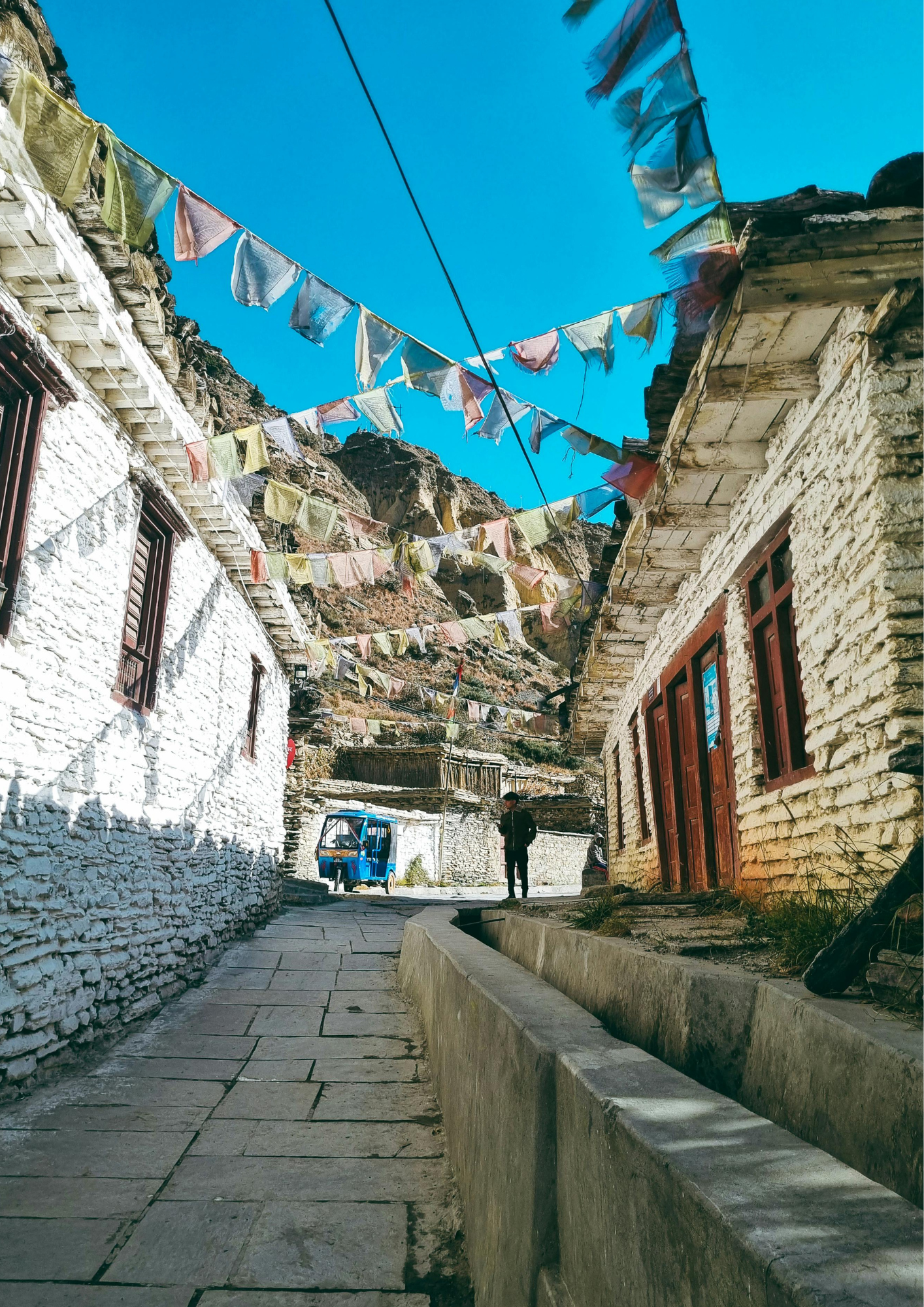 A tuk tuk in Nepal