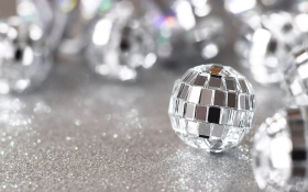 Mini mirrorball decorations