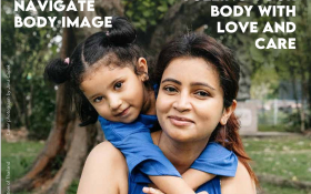 Cover BAMBI Magazine October 2025 A mother and daughter hug outside