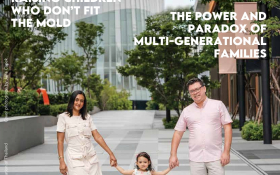 Cover BAMBI Magazine November 2025 A family hold hands