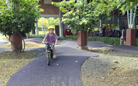 boy on a bike