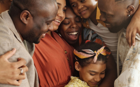 A family hug