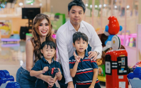 A family of four